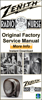 Zenith Radio Nurse Schematics and Service Manual