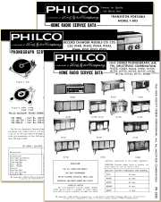 Philco Factory Service Manuals